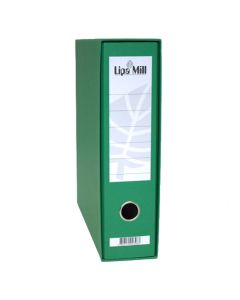 Registrator s kutijom A4, 8 cm, Lipa Mill, zeleni