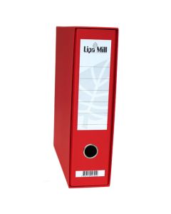 Registrator s kutijom A4, 8 cm, Lipa Mill, crveni