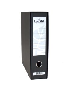 Registrator s kutijom A4, 8 cm, Lipa Mill, crni