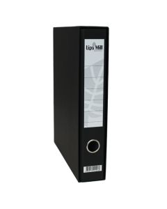 Registrator s kutijom A4, 6 cm, Lipa Mill, crni