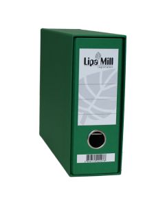 Registrator s kutijom A5, 8 cm, Lipa Mill, zeleni