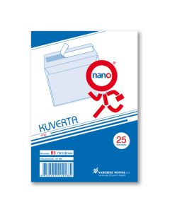 Kuverte 176x250 mm B5-N strip, natron, 25/1