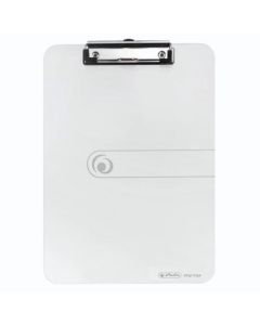 Ploča podložna PVC, sa štipaljkom, A4, Easy orga to go, Herlitz, prozirno bijela