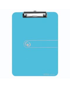 Ploča podložna PVC, sa štipaljkom, A4, Easy orga to go, Herlitz, prozirno plava