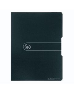 Mapa s varenim uložnim fasciklima A3/20, Easy orga to go, Herlitz, crna