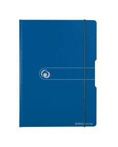 Ploča podložna PVC, sa štipaljkom, preklopom i gumicom, A4, Easy orga to go, Herlitz, plava