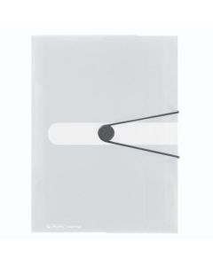 Fascikl s klapnama i gumicom PP A4, Easy orga to go, Herlitz, prozirni