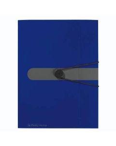 Fascikl s klapnama i gumicom PP A4, Easy orga to go, Herlitz, plavi