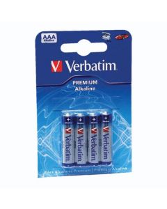 Baterija Verbatim alkalna Premium AAA 4/1 LR-03 Verbatim 49920