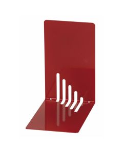 Držač za knjige metalni crveni Wedo 14,0 x 8,5 x 14,0 cm