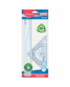 Set geometrijski Maped za ljevoruke 3/1