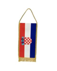 Zastava Republike Hrvatske 24x12 cm, stolna, svila