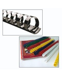 Spirale za uvez plastične, 14 mm, 100/1, crne Fellowes