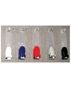 Kvačica metalna za ID karticu s plastičnom vezicom 62031