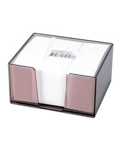 Stolna kocka s papirom 9,5x6,5x 5,7 cm, prozirna
