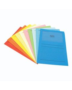 Fascikl kartonski L s prozorom, sortirane boje