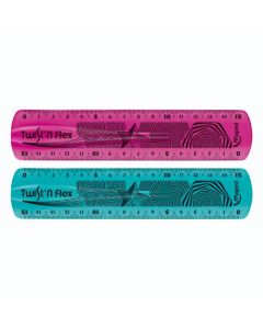 Ravnalo 15 cm Twist'n flex sort boje Maped MAP279110