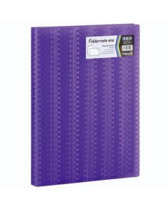Mapa s varenim uložnim fasciklima A4/20, Foldermate One art.00885, ljubičasta
