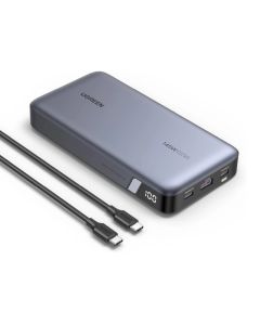 UGREEN prijenosni punjač (Powerbank) 25000mAh, 145W brzo punjenje, 2×USB-C+1×USB-A, PD 3.0+QC 3.0, sivi