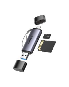 UGREEN čitač memorijskih kartica, TF/microSD/SD kartice, USB-C/USB-A