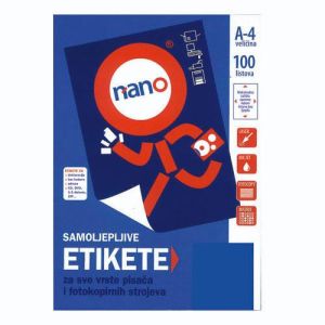 Etikete za laserske i ink-jet pisače Nano, N-202, 51x36 mm, 100/1