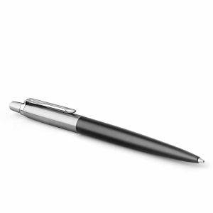 Olovka kemijska Parker Jotter, bond street black CT, vrh medium, plava tinta