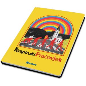 Bilježnica tvrdi uvez A4 96 listova, Bašćanska ploča sa memom
