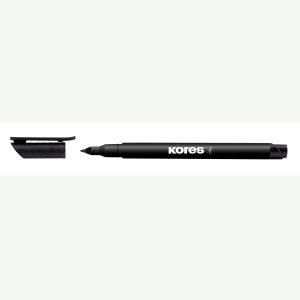 Flomaster Kores, permanent marker OHP, KOR22100, 1 mm, crni