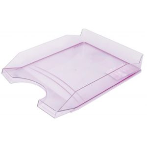 Ladica za spise, PVC, ljubičasta prozirna, Office products