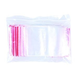 Vrećice PE sa eurolock zatvaračem, 70x100 mm, set od 100 komada, Office products