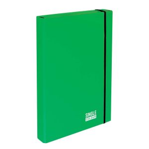 Fascikl kartonski Spree s klapnama i gumicom, 230X315X40 mm, zeleni