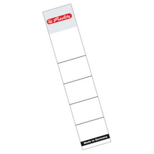 Etikete za registratore 80 mm, 10/1, bijele, Herlitz