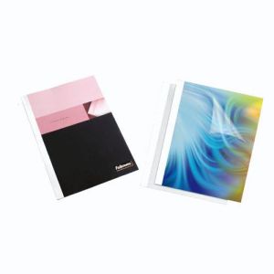 Korice za termo uvez A4, 4 mm, 100/1 bijele Fellowes