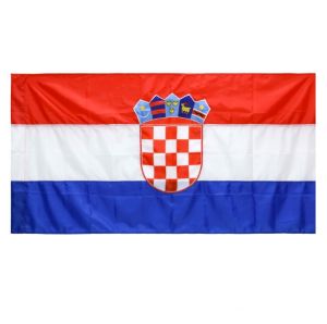 Zastava Republike Hrvatske 200x100 cm, bez resica, svila